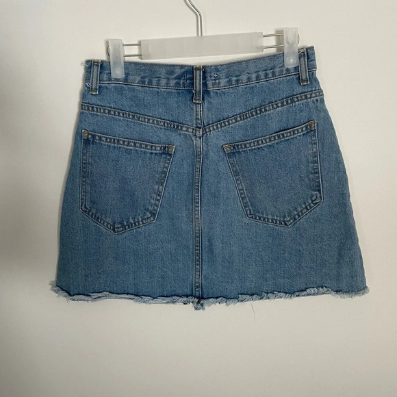 Forever 21 Denim Button Up Mini Skirt - Picture 2 of 6